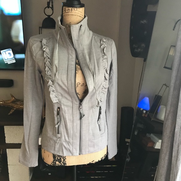 Ruffled Zip-up - Picture 1 of 7